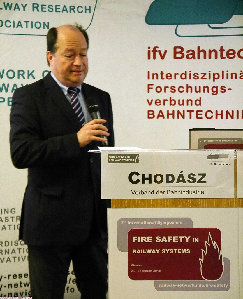 02_01_Chodasz_IFV-BAHNTECHNIK_FS_2015_IFV_Bahntechnik_Copyright2015.JPG - Ing. Ronald CHODÁSZ (CEO) - [Verband der Bahnindustrie e.V.; Vienna /Austria]:FIRE SAFETY 2015: Fire Safety in Railway Systems